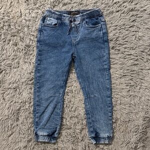 Kids Blue Denim Jogger Jeans